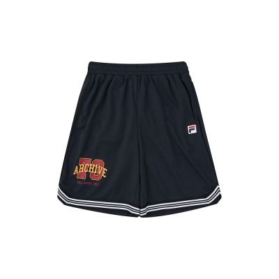 FILA KIDS 童針織短褲-丈青 1SHA-4420-NV
