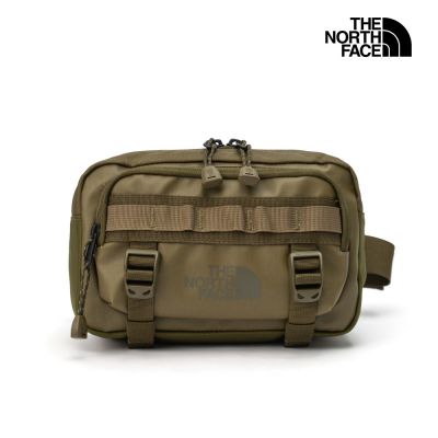 【The North Face 官方旗艦】北面男女款棕色DWR防潑水休閒腰包｜8BK5C7E