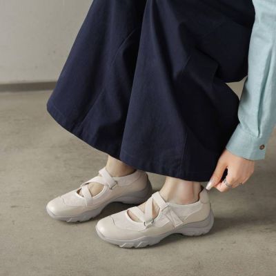 WYPEX 休閒厚底真皮運動瑪莉珍女鞋休閒鞋