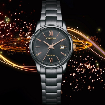 CITIZEN 星辰 Eco-Drive 光動能簡約女錶 聖誕節 禮物(EW2316-79E)27.5mm
