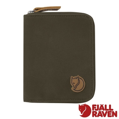 Fjallraven 北極狐 Zip Wallet 防潑水耐磨錢包.皮夾.短夾.零錢包 24216-633 深橄欖
