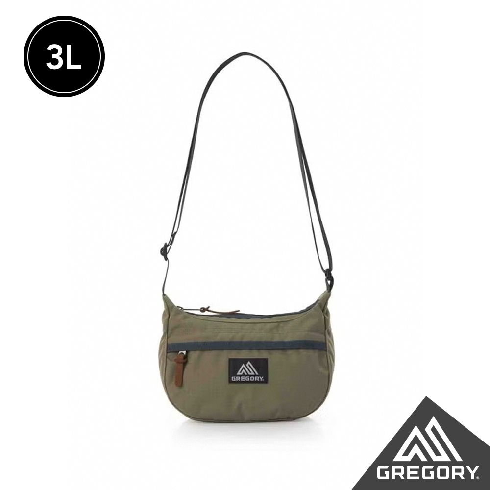Gregory 官方旗艦 3L TEENY SATCHEL 斜背包 沙暴棕(旅行小包 抗撕裂 耐用 小物包 隨身包)