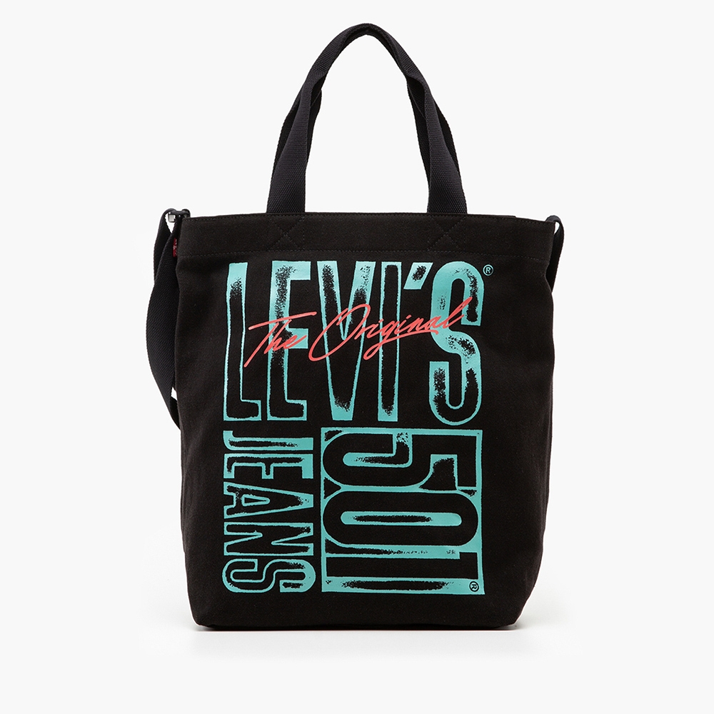 Levis 501 150周年紀念款男女同款托特包魚子黑| 包包/皮夾