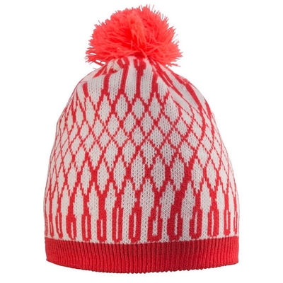瑞典 Craft Snowflake Hat 雪花帽.彈性透氣保暖針織羊毛帽 紅色