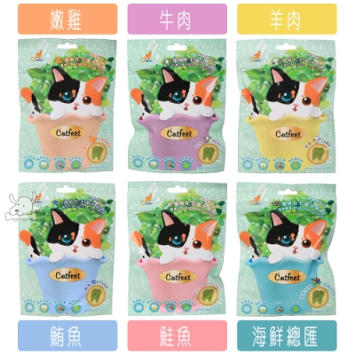 CatFeet 呼嚕愛乾淨 薄荷化毛潔牙餡餅 60g 24包