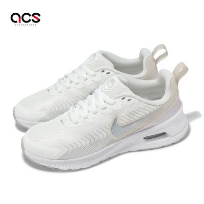 Nike 休閒鞋 Wmns Air Max Nuaxis SE 女鞋 米白 灰 氣墊 復古 運動鞋 IB4341-100