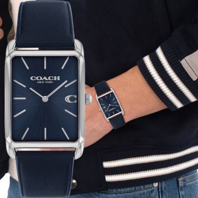 COACH Elliot 復古方形中性錶 手錶 女錶 寵愛媽媽 送禮推薦-32 x 36mm CO14400042