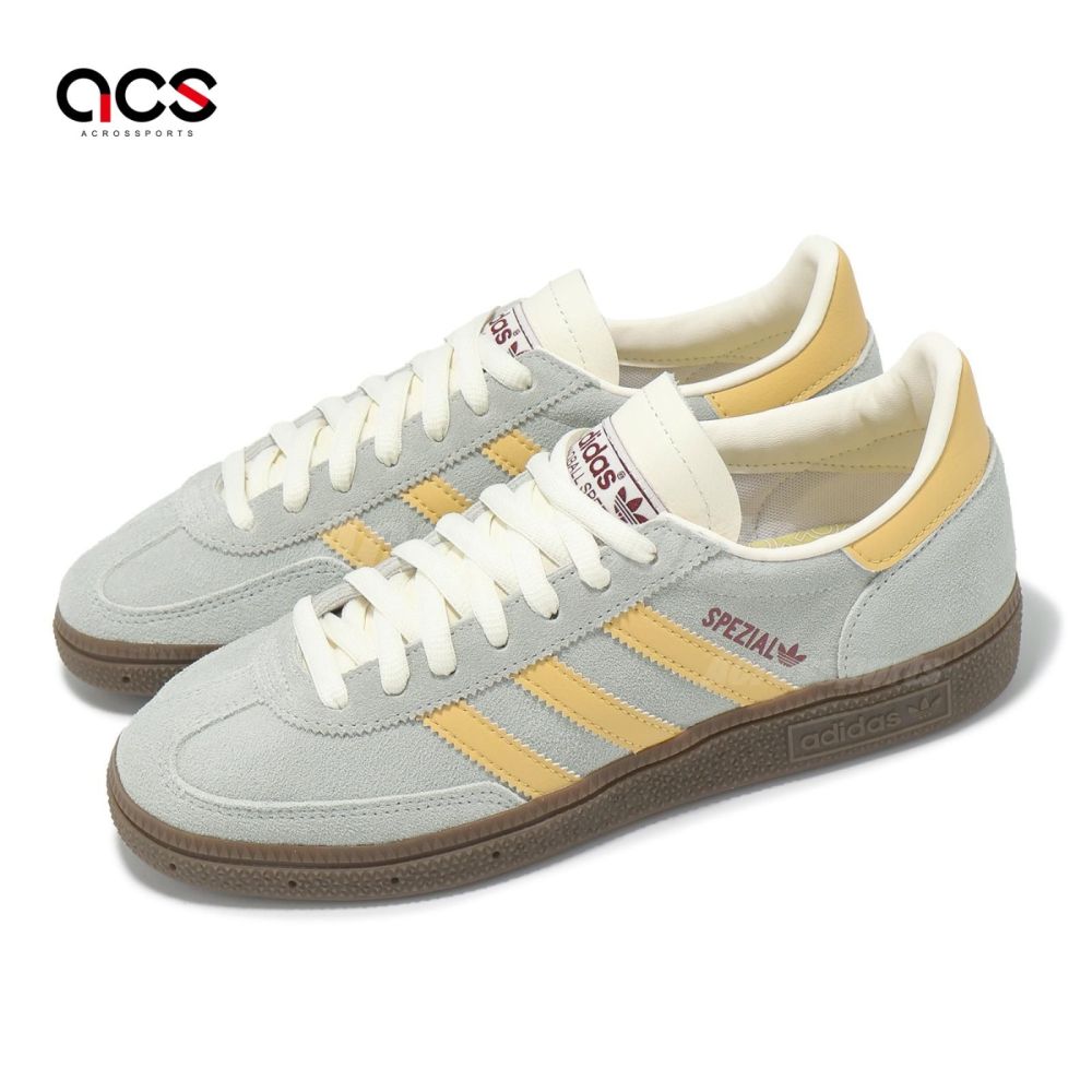 adidas 休閒鞋 Handball Spezial 男鞋 女鞋 灰 橘 膠底 麂皮 復古 三葉草 愛迪達 HQ5131