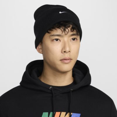 NIKE 帽子 毛帽 運動帽 U NK PEAK BEANIE TC SWSH F24 L 黑 HF0187-010