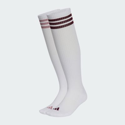 【adidas 愛迪達】 及膝襪 2 雙入 男/女 KQ6749