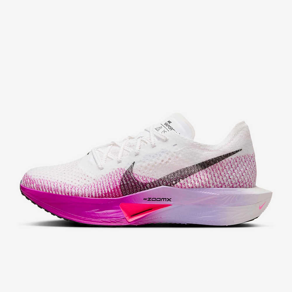 新品 W ZOOMX VAPORFLY NEXT% 3 白紫 24cm NIKE ZOOMX VAPORFLY NEXT% 3 女慢跑鞋-白粉紫-DV4130104 | 慢跑