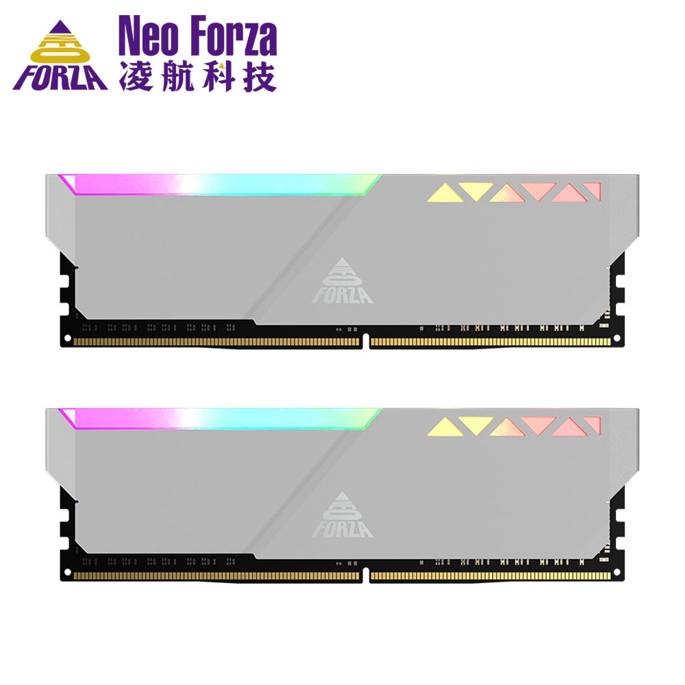 Neo Forza 凌航TRINITY RGB DDR5 5600 32G(16G*2)電競超頻記憶體(白色