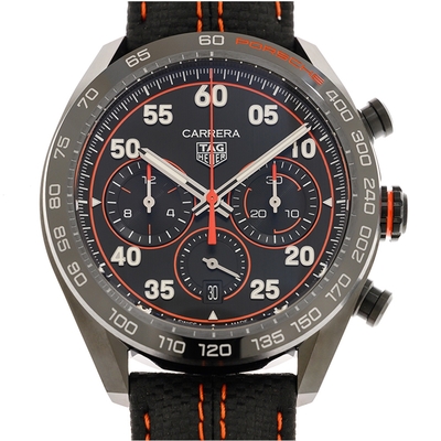TAG HEUER 豪雅CARRERA 系列陶瓷計時保時捷特別版腕錶(CBN2A1M.FC6526)x44mm