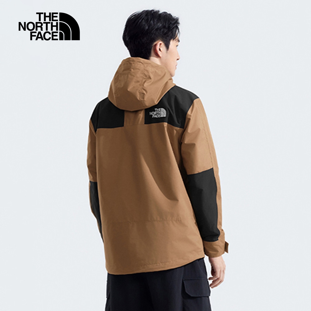 The North Face 官方旗艦】北面男款棕色DryVent防水透氣衝鋒衣
