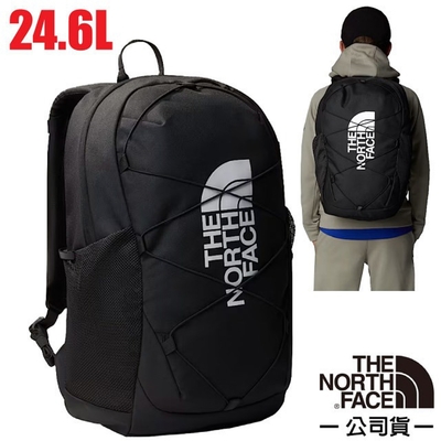 【The North Face】兒童/青少年 Youth Jester Backpack 抗撕裂多功能減震透氣後背包24.6L_52VY-JK3 黑