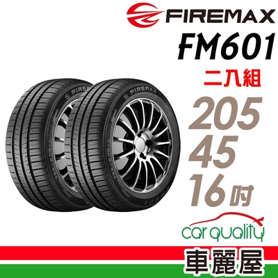 【FIREMAX福麥斯】輪胎FIREMAX FM601-2054516吋 二入組 (車麗屋)