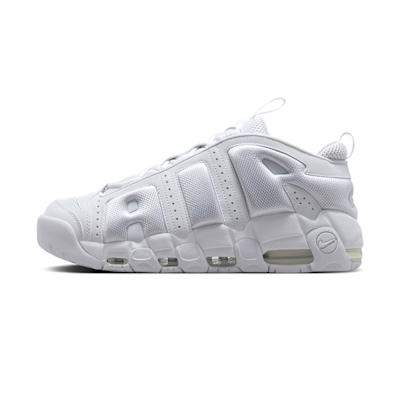 Nike Air More Uptempo Low 男 白 氣墊 運動 大AIR 休閒鞋 FZ3055-100