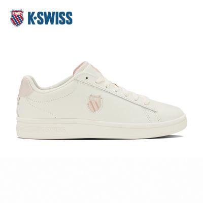 K-SWISS 時尚運動鞋 COURT SHIELD II 休閒 女鞋  米白乾燥粉色 94412-154-M