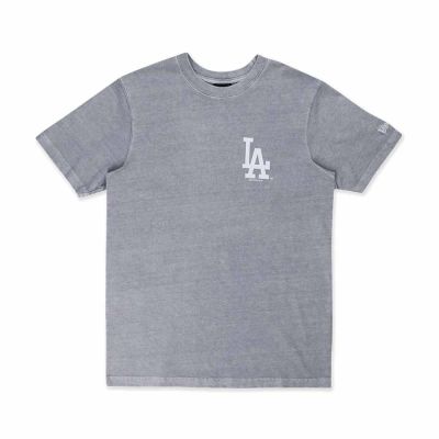 NEW ERA 男女 短袖上衣 LEAGUE WASHED COTTON 洛杉磯道奇 海豚灰 NE14500137