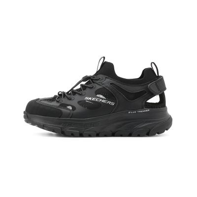 SKECHERS DLUX TREKKER SANDAL 寬頭涼鞋 黑 237639BBK 男鞋