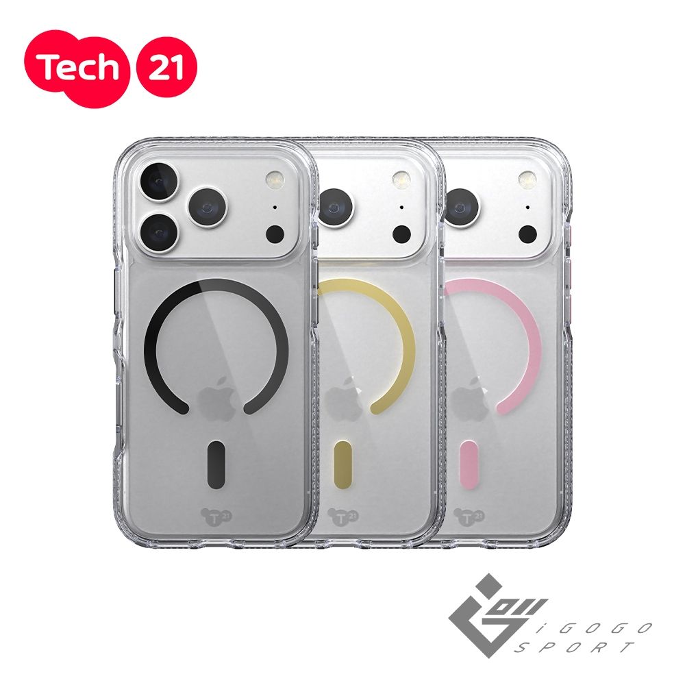 Tech21 iPhone 18 Pro / 18 Pro Max EvoCrystal 晶透防摔手機殼(支援MagSafe) (iPhone18Pro)