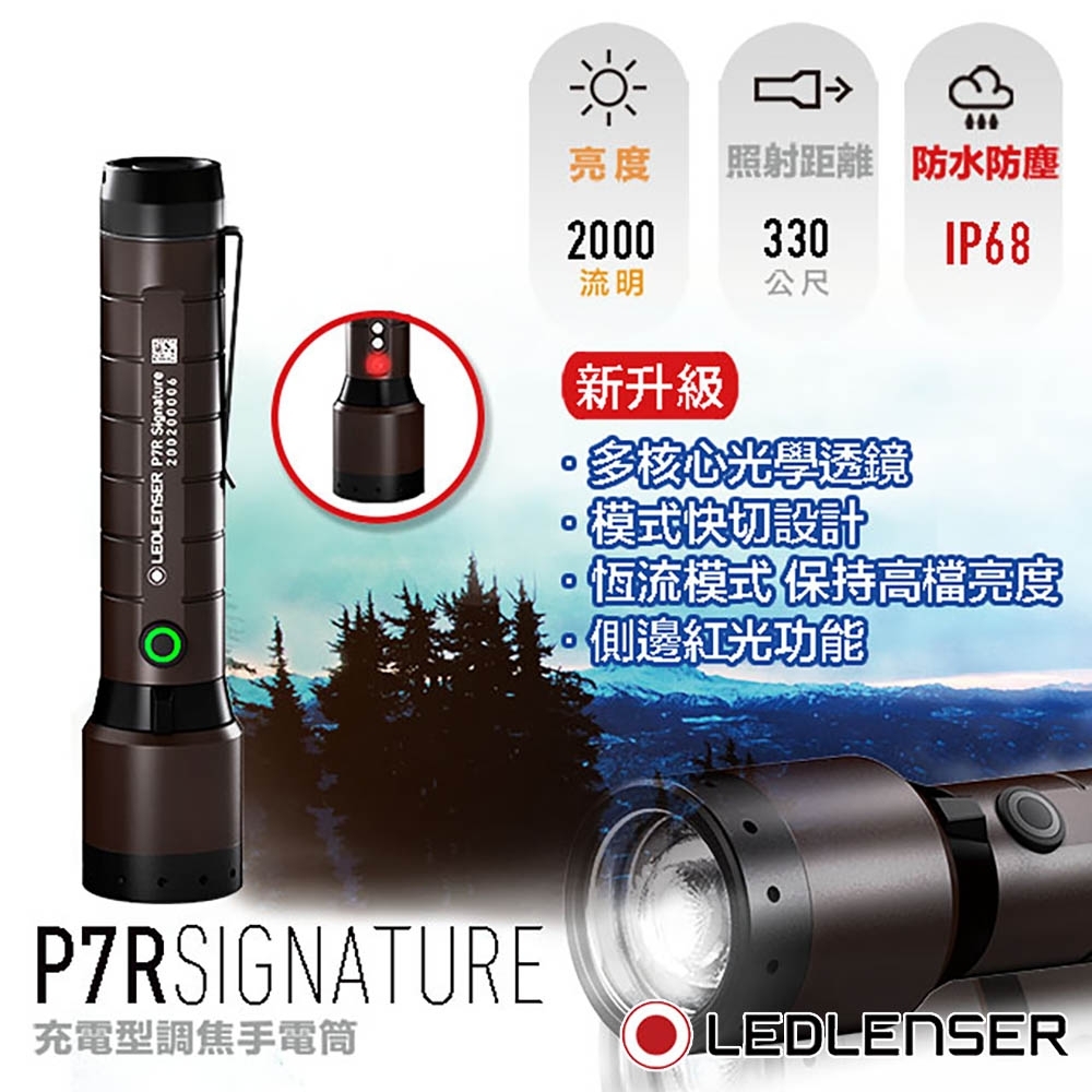 ☆LEDLENSER P7R SIGNATURE 未使用 試点灯のみ 【公式通販】