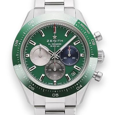 ZENITH 真力時 CHRONOMASTER SPORT GREEN綠面腕錶(03.3119.3600/56.M3100)x41mm