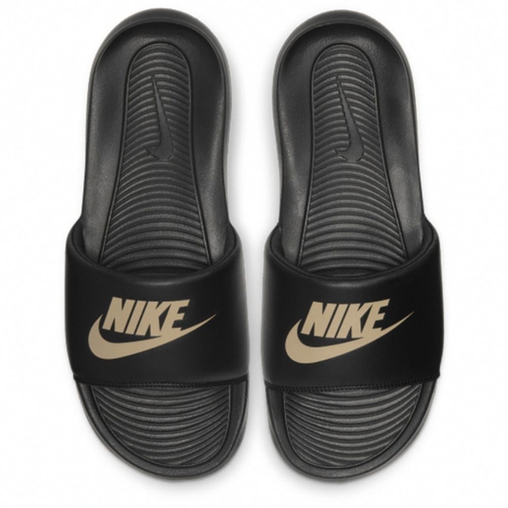 NIKE VICTORI ONE SLIDE 男女 休閒拖鞋 運動拖鞋 舒適 柔軟 黑-CN9675006