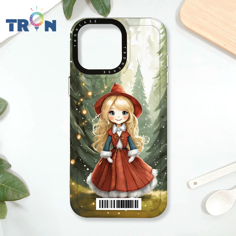TRON IPhone 16 Pro Max 金髮小紅帽女孩聖誕樹 防摔太空載具殼 透黑 軟硬 手機殼