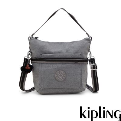 Kipling (網路獨家款)石墨灰手提斜背兩用包-LEAR