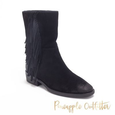 Pineapple-Outfitter-BRUNO-帥氣流蘇麂皮中筒靴-絨黑色