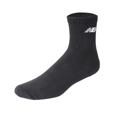 New Balance 襪子 Crew 黑 白 男女款 長襪 毛巾底 加厚 台灣製 NB 7130400389
