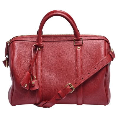 LV Louis Vuitton路易威登 M93461 SOFIA COPPOLA系列牛皮手提/肩背包(櫻桃紅)