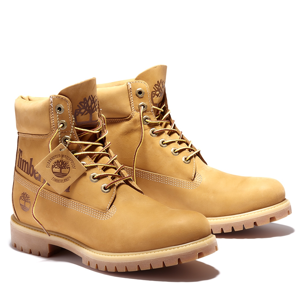 Timberland 男款小麥色磨砂革6吋靴|A1URV231 | 靴子| Yahoo購物中心