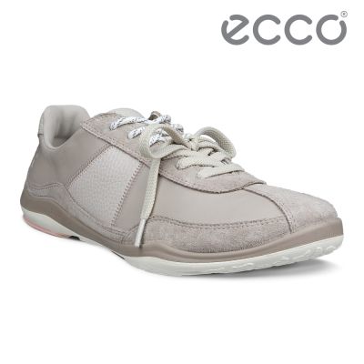 ECCO BIOM LITE TR 健步戶外麂皮拼接低筒皮革運動鞋 女鞋 暖米棕
