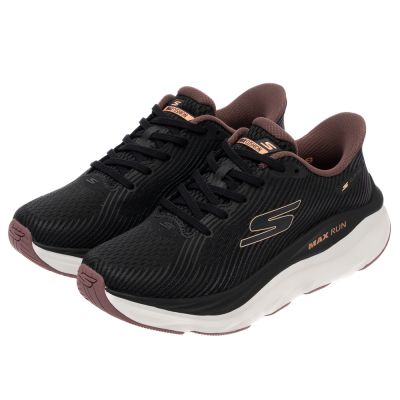 SKECHERS 女鞋 慢跑系列 慢跑鞋 瞬穿舒適科技 GO RUN MAX RUN - 129201BKBU