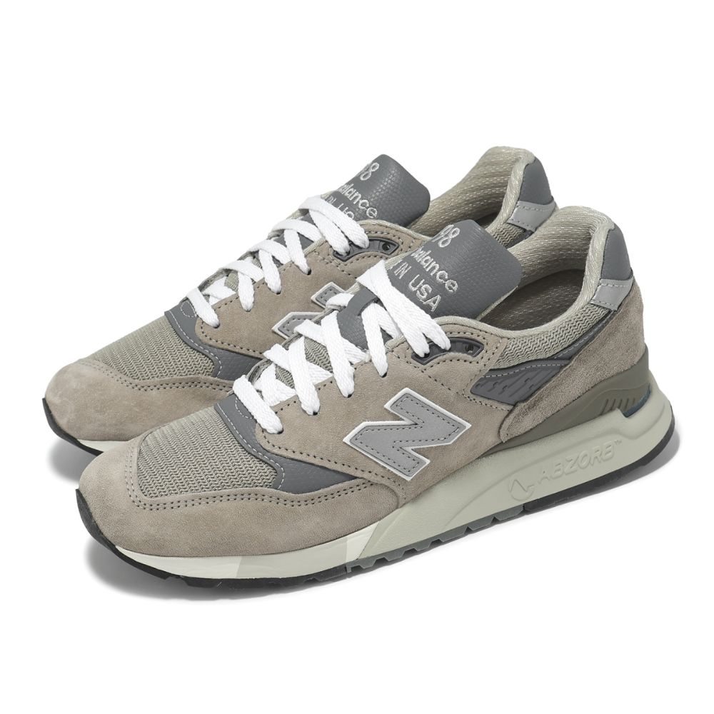 New Balance NB 休閒鞋 998 Core 男鞋 美製 元祖灰 銀 緩震 復古 NB U998GR-D