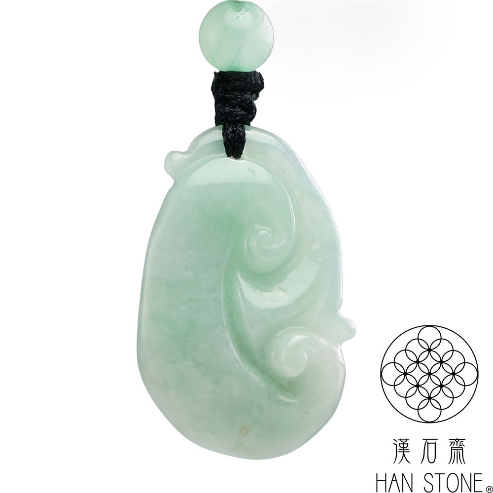 漢石齋】天然翡翠A貨小如意玉佩吊墜飄花種(19*29*7mm) | 漢石齋| Yahoo
