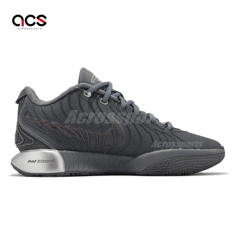 Nike 籃球鞋LeBron 21 XXI EP Cool Grey 深灰銀男鞋LBJ HF5352