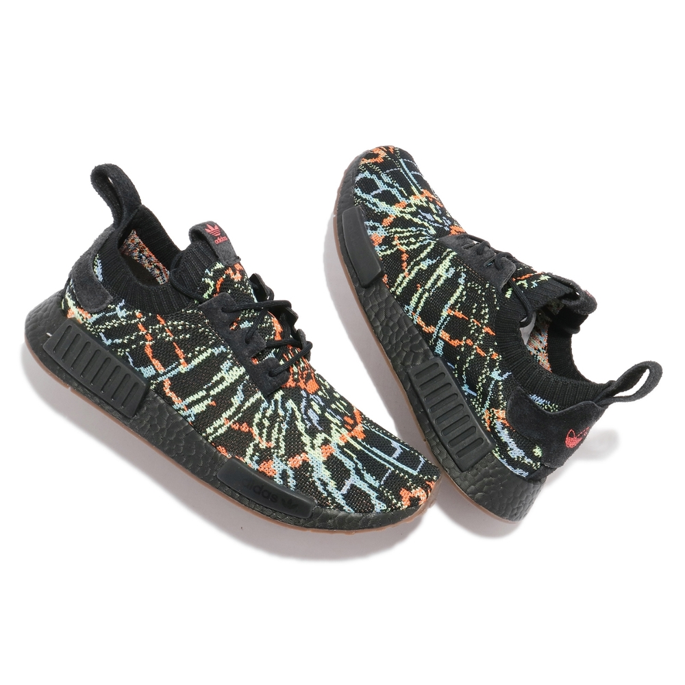Nmd Shoes Nmd R1 Pk Glitch Camo Black Adidas 休閒鞋NMD R1 PK 襪套