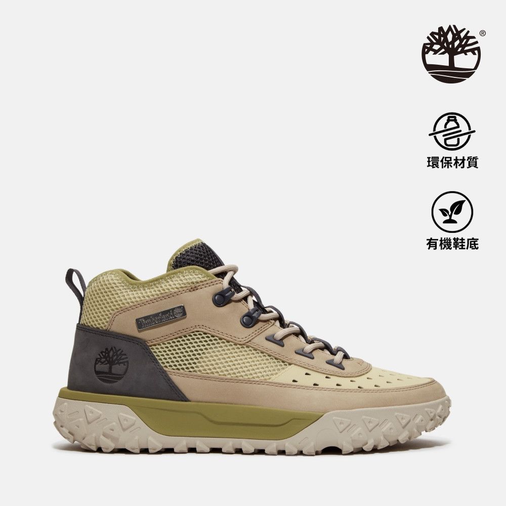 Timberland官方旗艦 Motion 中筒健行鞋 男鞋(多款任選) (G.男款淺綠色)