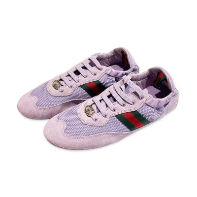 Gucci Shift 輕量薄底運動鞋(黃/紫)37/37.5/38碼