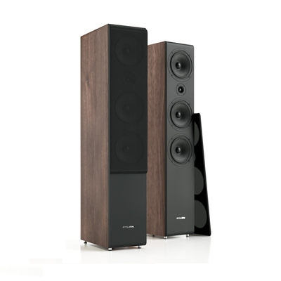 歐洲製造 PYLON AUDIO OPAL 30 胡桃木色/落地喇叭/二聲道喇叭/劇院喇叭/音樂喇叭，台灣公司貨，一對二支