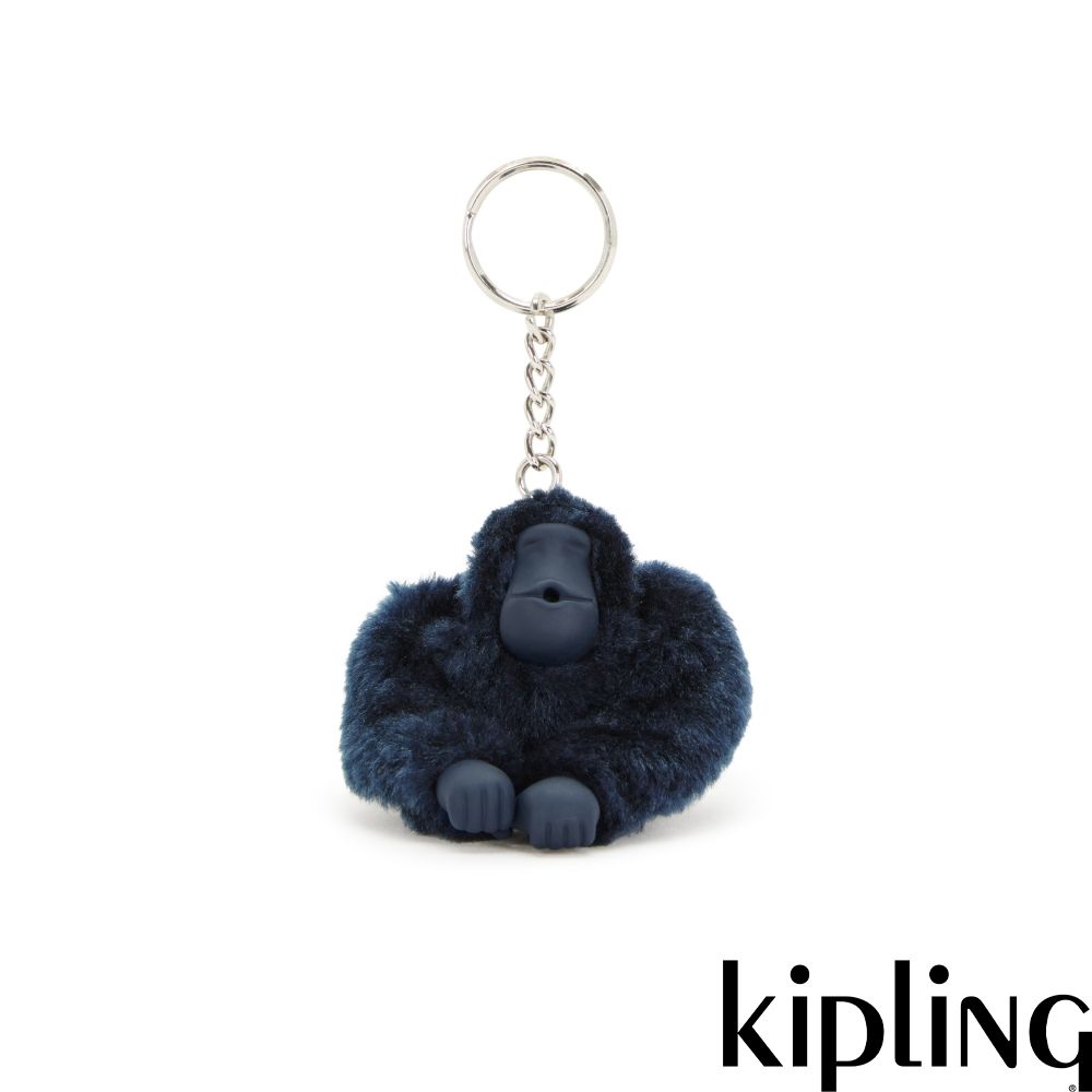 Kipling 碧海深藍小猴子吊飾-MONKEYCLIP S