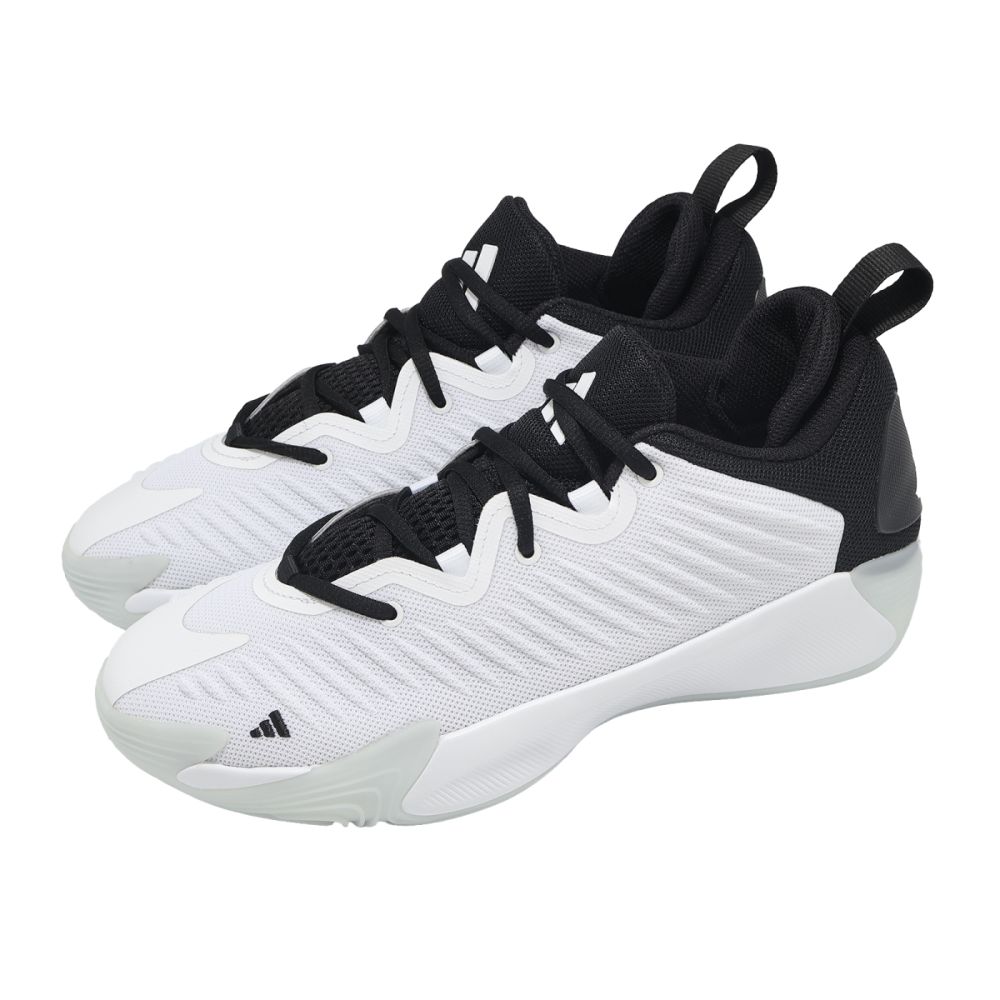 adidas 籃球鞋Initiation 男鞋白黑緩震運動鞋愛迪達JP8013 | 籃球鞋