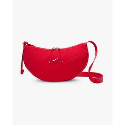 NIKE 耐吉側背包-紅色 NK AURA CRESCENT CROSSBODY-HQ4370657