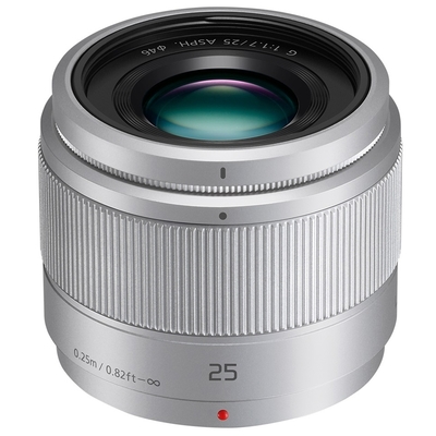 Panasonic LUMIX G 25mm F1.7 ASPH.定焦鏡頭-銀色-拆鏡*(平行輸入