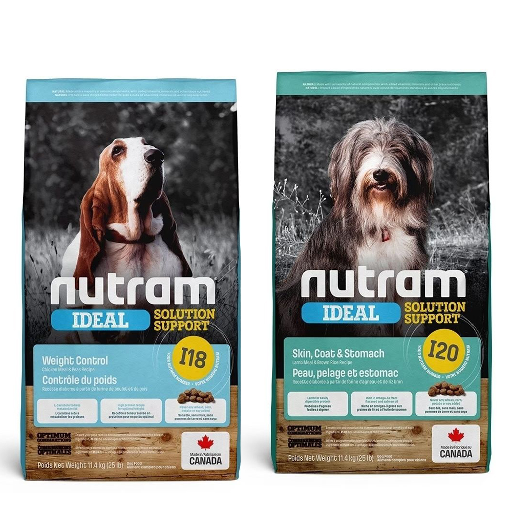 加拿大NUTRAM紐頓I18/I20專業理想犬糧11.4kg(25lb)★(時時樂限定)