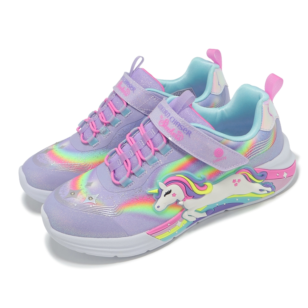 Skechers 兒童燈鞋S Lights-Unicorn Chaser 中童小朋友魔鬼氈燈