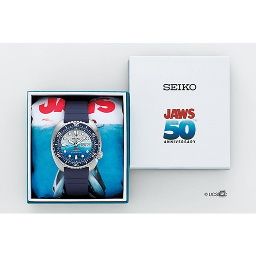 SEIKO 精工錶Prospex 潛水《大白鯊》50週年限量紀念腕錶-45mm 4R36